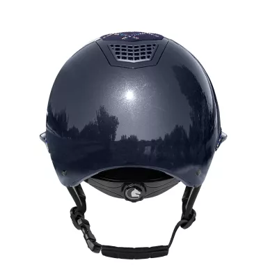 Kask jeździecki Spotlight połysk VG jagodowy S 53-55