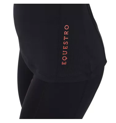 Koszulka jeździecka Equestro czarny S