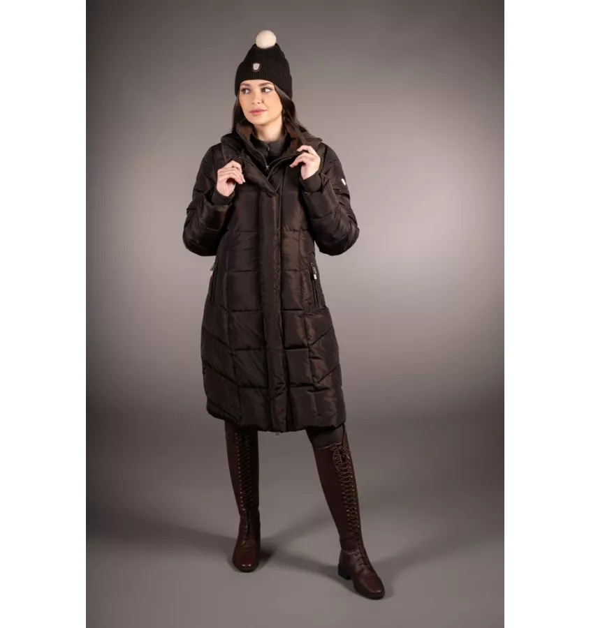 Czapka jeździecka Arezzo brąz