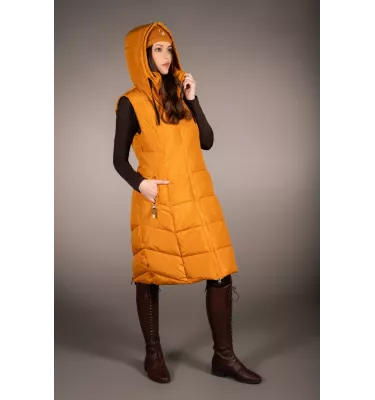 Długa kamizelka jeździecka Arezzo brąz L