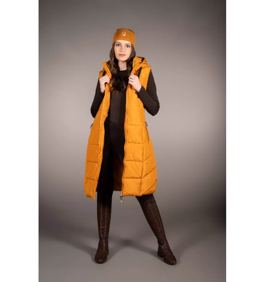 Długa kamizelka jeździecka Arezzo brąz L