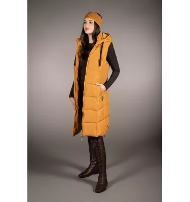 Długa kamizelka jeździecka Arezzo brąz L