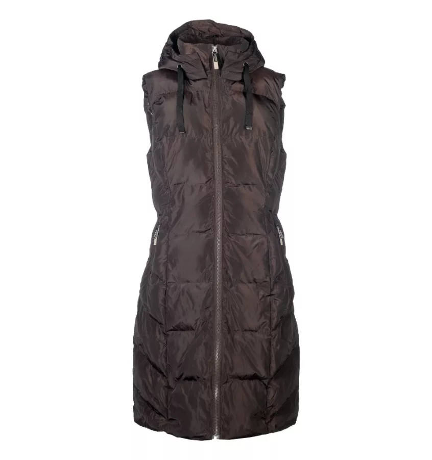 Długa kamizelka jeździecka Arezzo brąz L