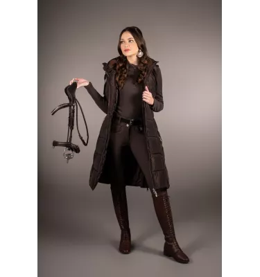 Długa kamizelka jeździecka Arezzo brąz L