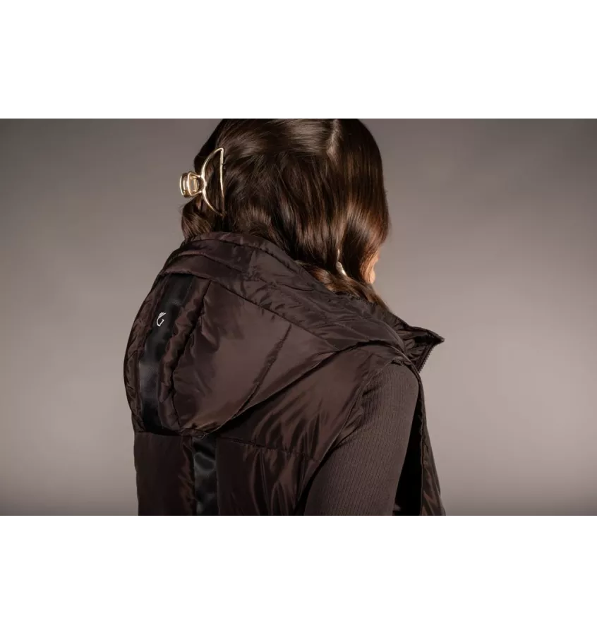 Długa kamizelka jeździecka Arezzo brąz L