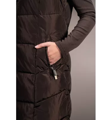 Długa kamizelka jeździecka Arezzo brąz L