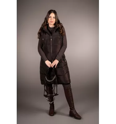 Długa kamizelka jeździecka Arezzo brąz L