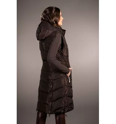 Długa kamizelka jeździecka Arezzo brąz L