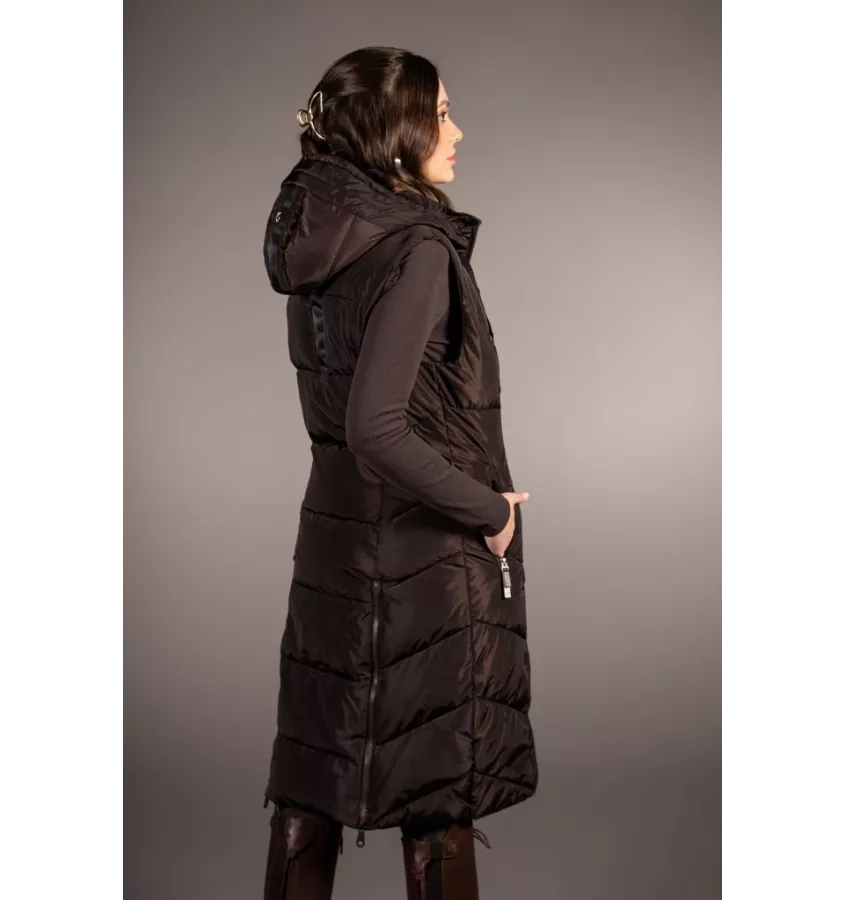 Długa kamizelka jeździecka Arezzo brąz L