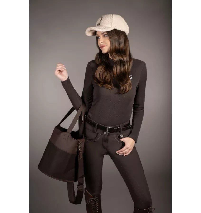 Czapeczka z futerka Arezzo beż