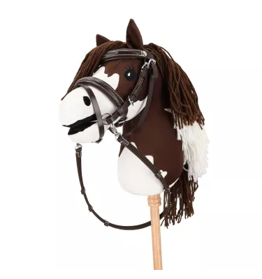 Ogłowie dla konika Hobby Horse brązowe