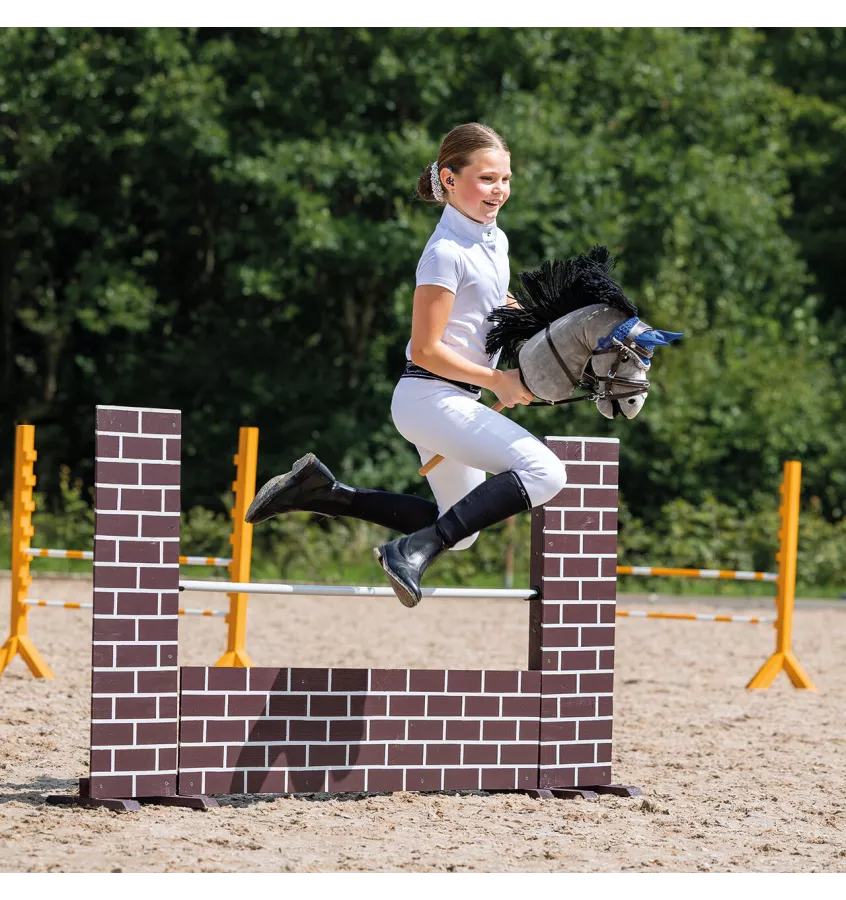 Ogłowie dla konika Hobby Horse brązowe