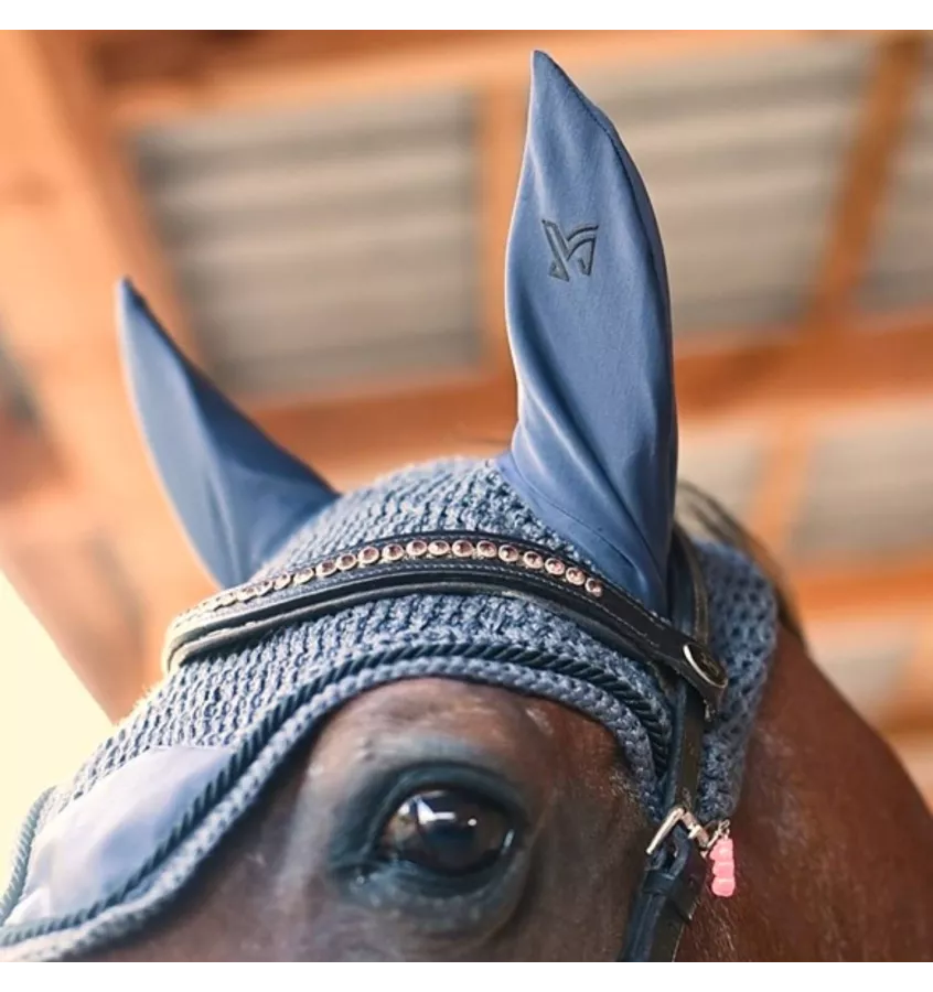 Nauszniki dla konia Modia szary full