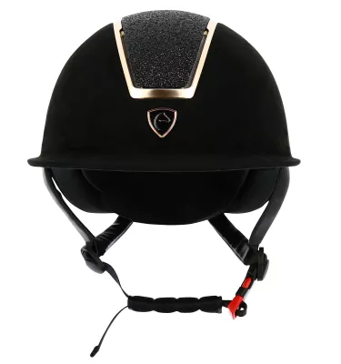 Kask jeździecki Equitheme Glint Lame z brokatem L