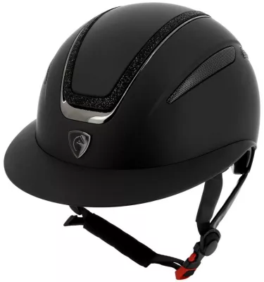 Kask jeździecki Equitheme Agris z szerokim daszkiem 59-61