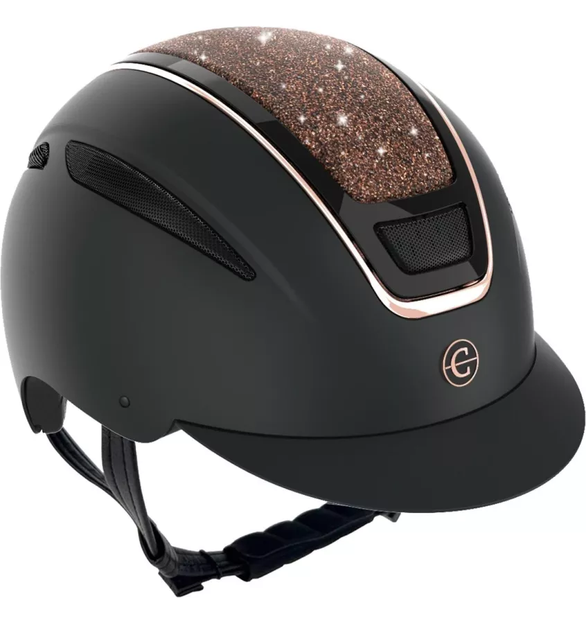 Kask jeździecki Elite z brokatem L 59-61