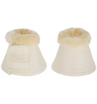 Kaloszki dla konia z futerkiem czarny cob