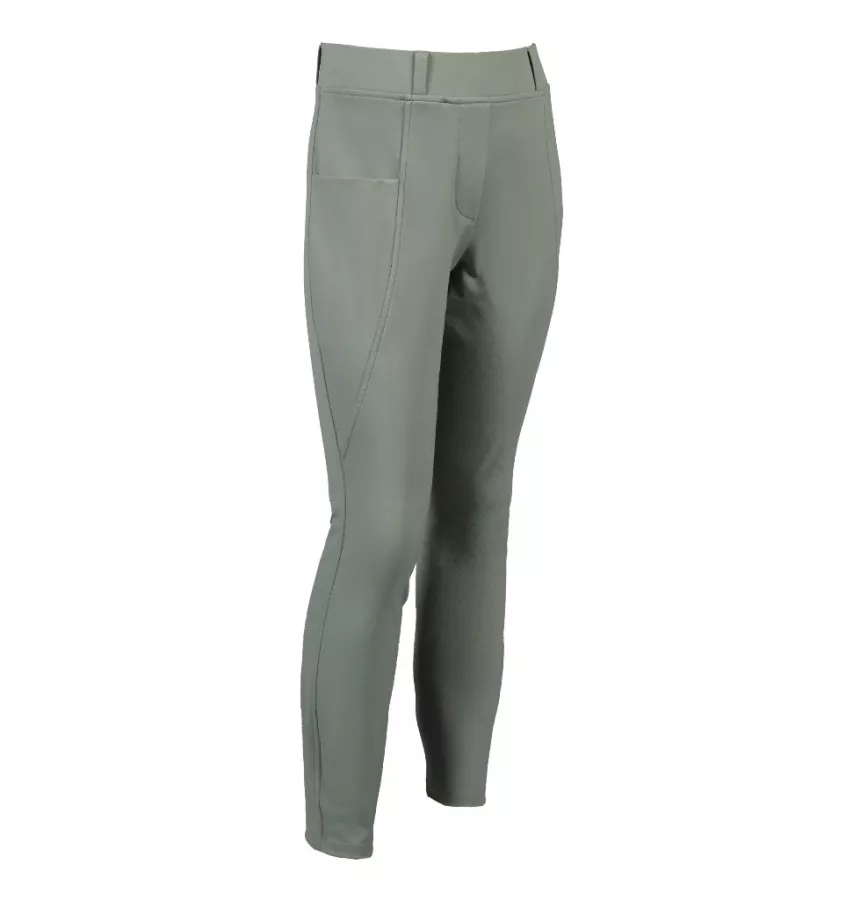 Legginsy jeździeckie dziecięce Mia brąz 110/116