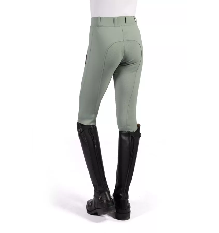 Legginsy jeździeckie dziecięce Mia brąz 110/116