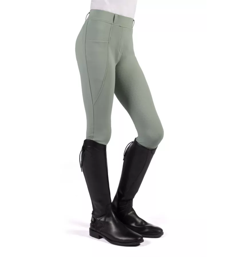 Legginsy jeździeckie dziecięce Mia brąz 110/116