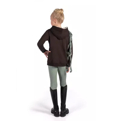 Legginsy jeździeckie dziecięce Mia brąz 110/116