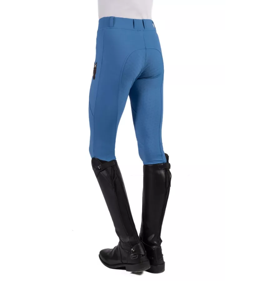 Legginsy jeździeckie dziecięce Mia brąz 110/116
