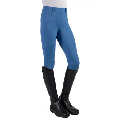 Legginsy jeździeckie dziecięce Mia brąz 110/116