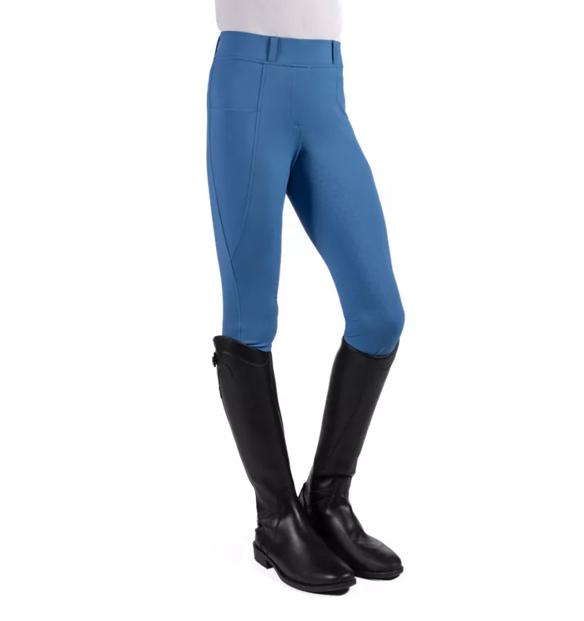 Legginsy jeździeckie dziecięce Mia brąz 110/116