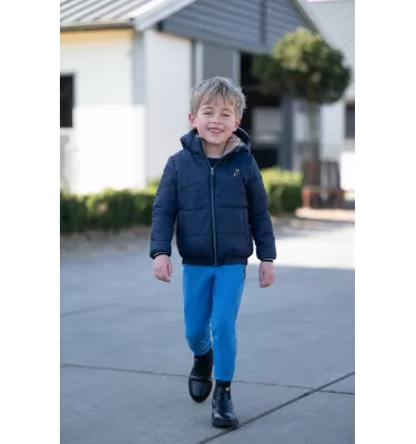 Legginsy jeździeckie dziecięce Mia brąz 110/116