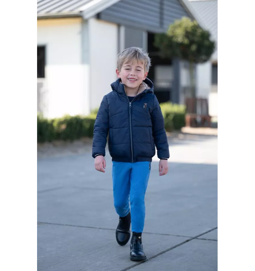 Legginsy jeździeckie dziecięce Mia brąz 110/116