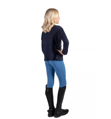 Legginsy jeździeckie dziecięce Mia brąz 110/116