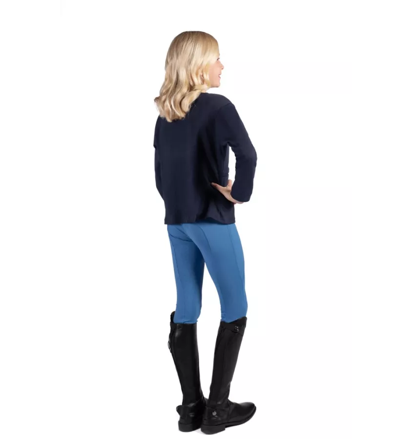 Legginsy jeździeckie dziecięce Mia brąz 110/116