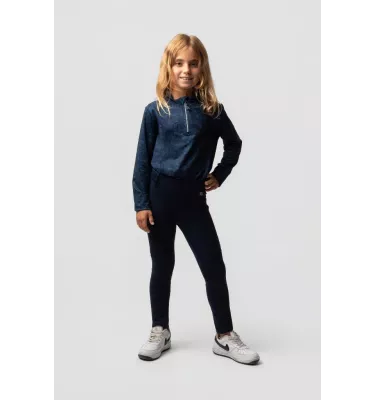 Legginsy jeździeckie dziecięce Dea Termo granat 134/140
