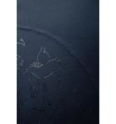 Legginsy jeździeckie dziecięce Dea Termo granat 134/140