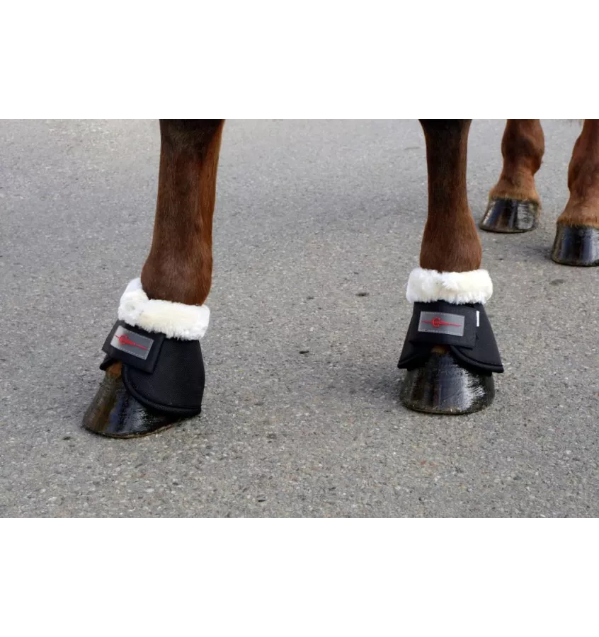 Kaloszki dla konia z futrem Teddy Fleece full