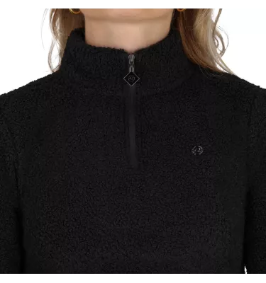 Polarowa bluza jeździecka Teddie czarny 32