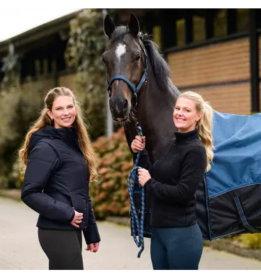 Polarowa bluza jeździecka Teddie czarny 32