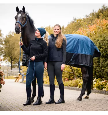 Polarowa bluza jeździecka Teddie czarny 32