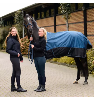 Polarowa bluza jeździecka Teddie czarny 32