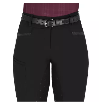 Skórzany pasek jeździecki do spodni Zahra