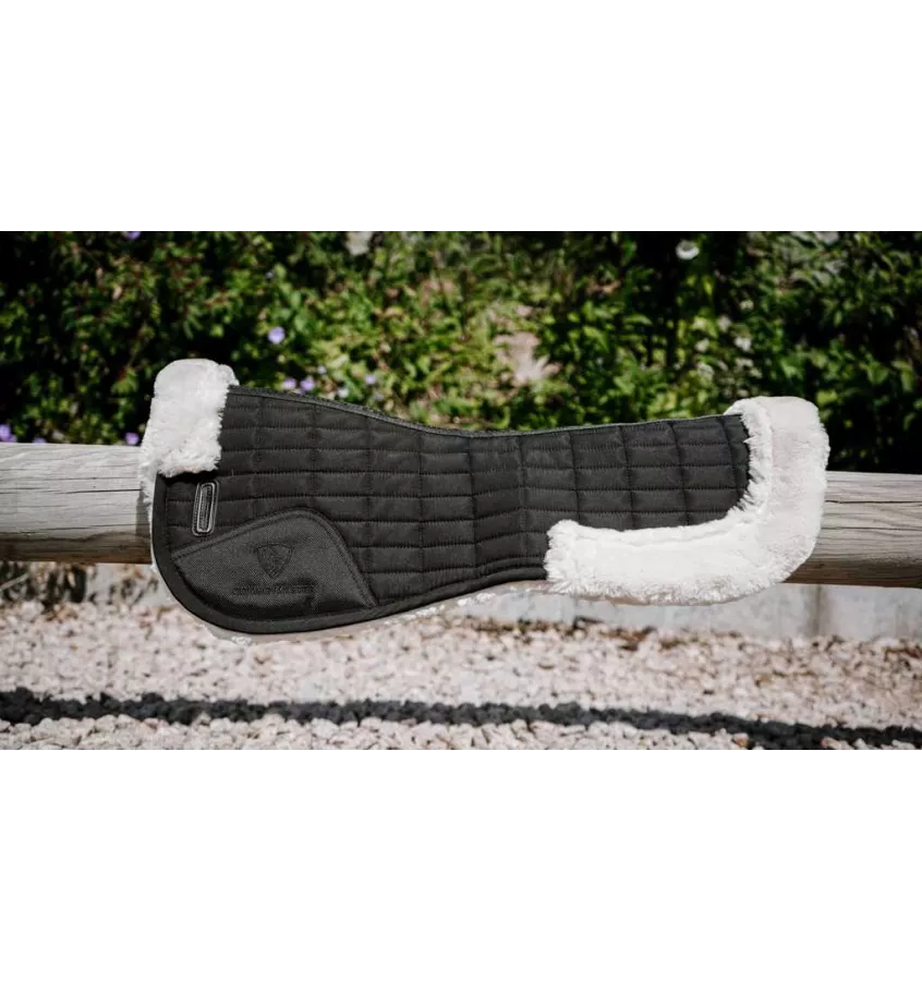 Poodkładka pod siodlo z futerkiem Pro Series Combo Master czarny