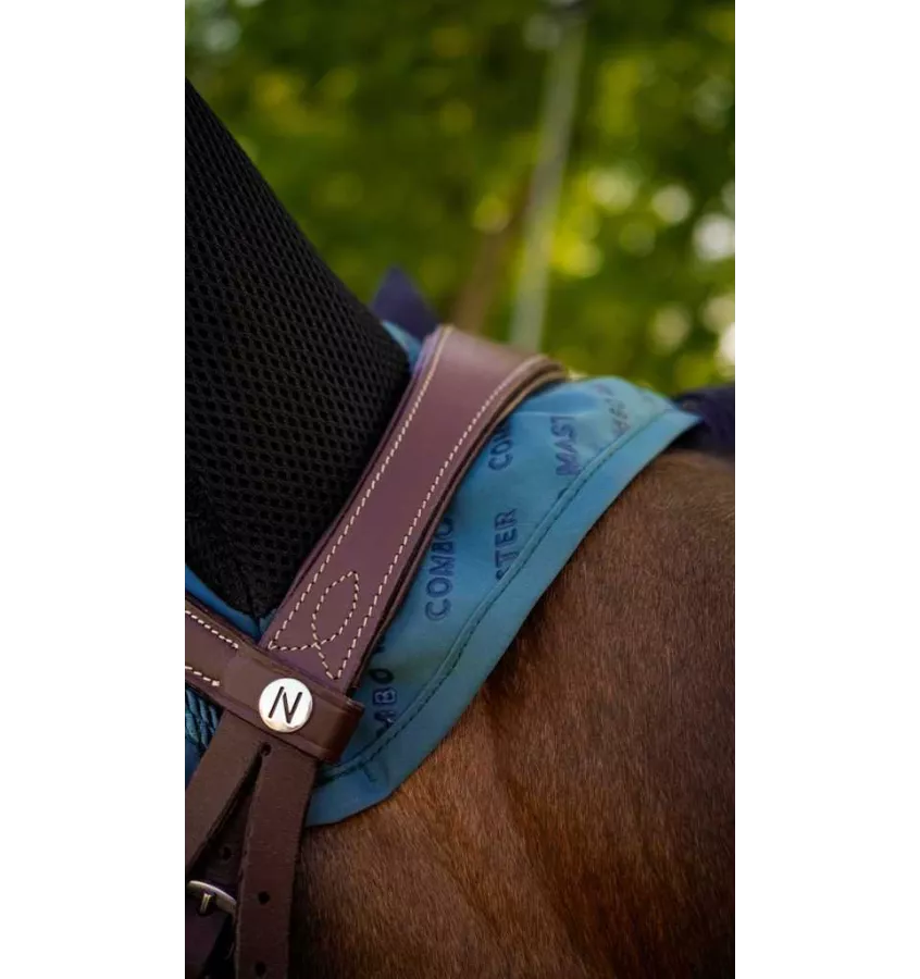 Nauszniki dla konia Combo Master czarny full