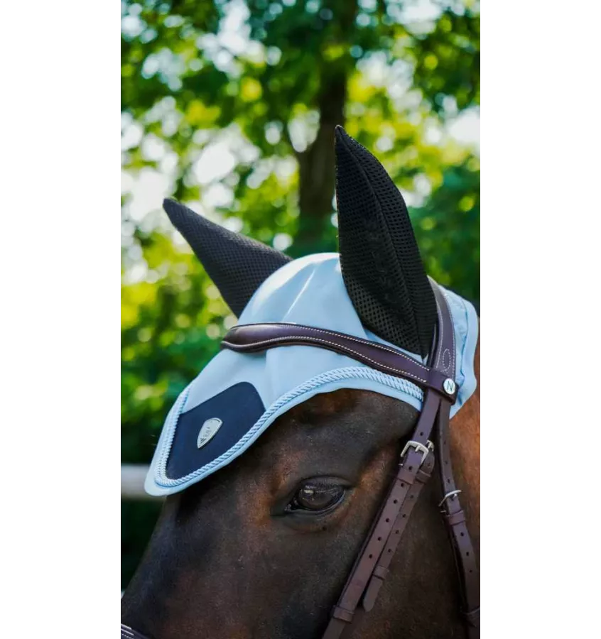 Nauszniki dla konia Combo Master czarny full