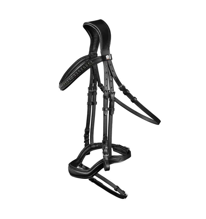 Ogłowie Waldhausen X-line New Shape II czarny cob