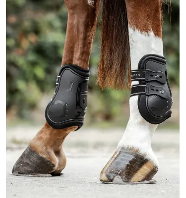 Ochraniacze tylne dla konia Memory Foam Waldhausen brąz L