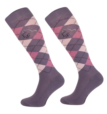 Podkolanówki w kratkę 38 31-34