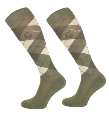 Podkolanówki w kratkę 38 31-34