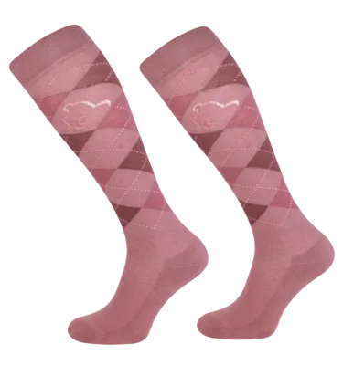 Podkolanówki w kratkę 38 31-34