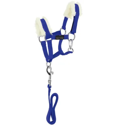 Mini kantar z uwiązem dla konika PONY ACADEMY zielony