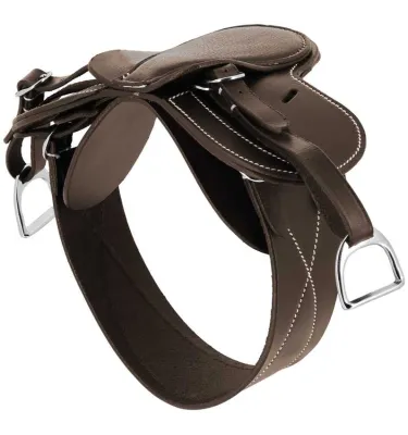 Mini siodło dla konika PONY ACADEMY brąz